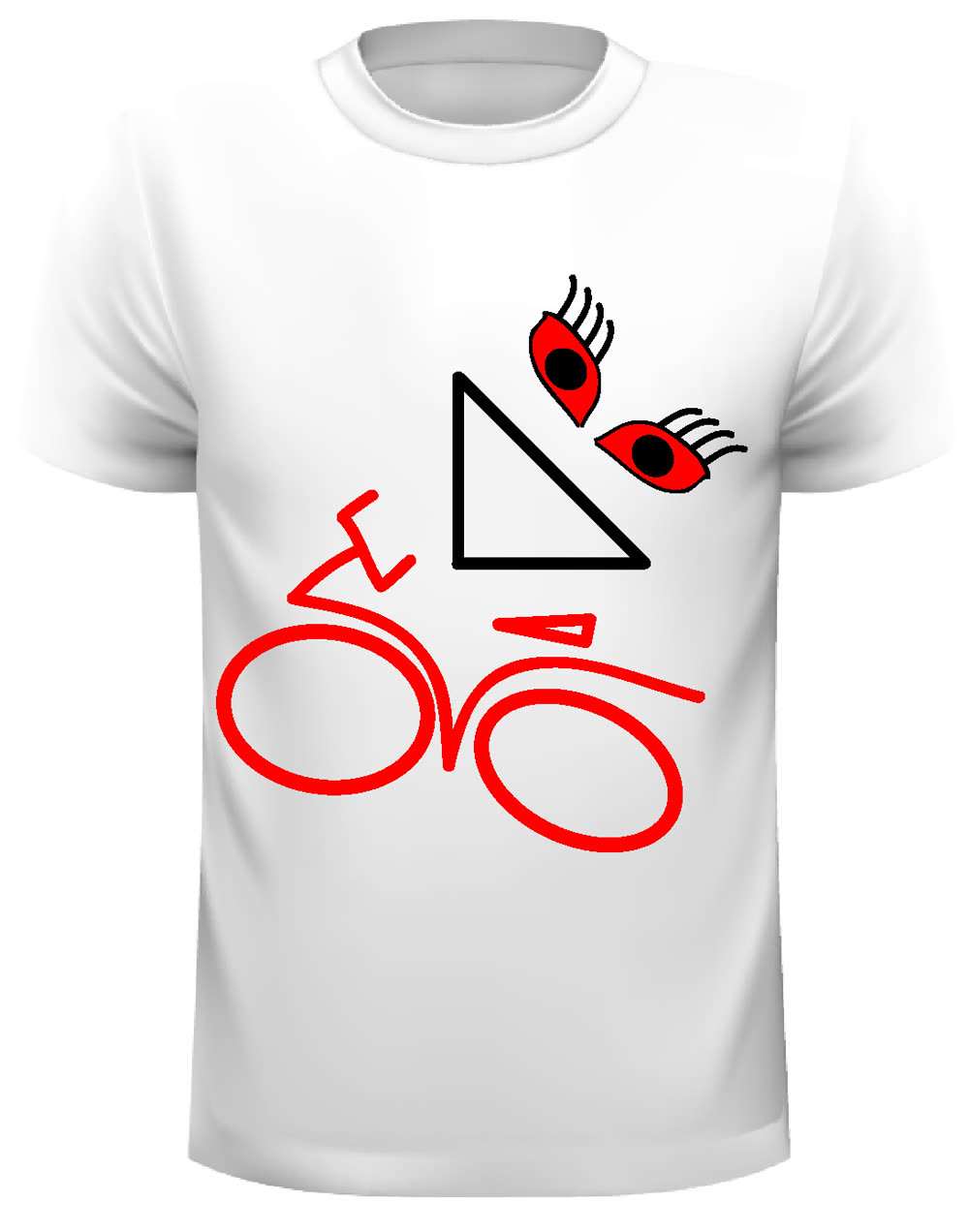 GrinEvil — Biker — t-shirt bianca donna