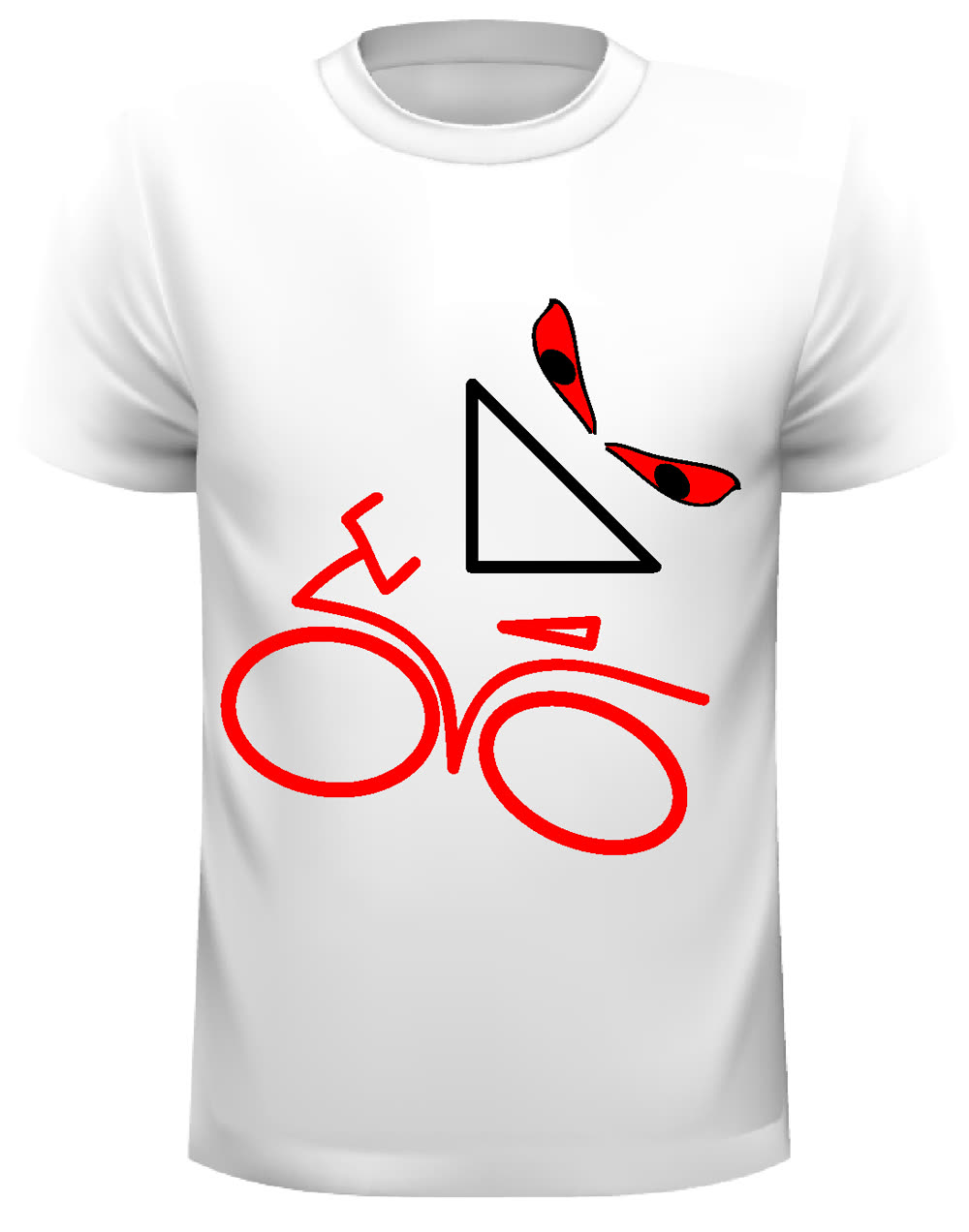 GrinEvil — Biker — t-shirt bianca uomo