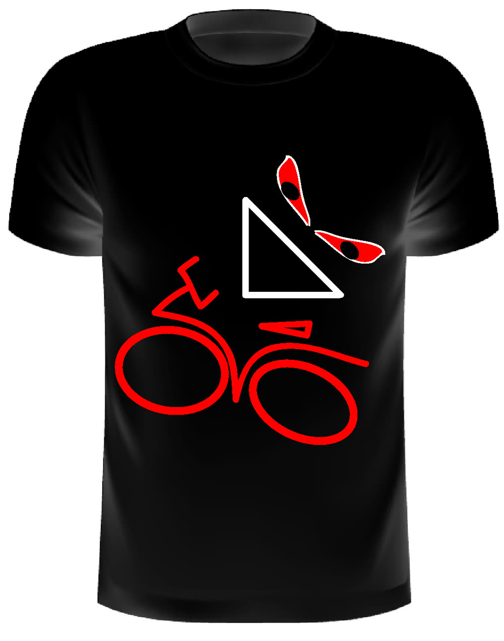GrinEvil — Biker — t-shirt nera uomo