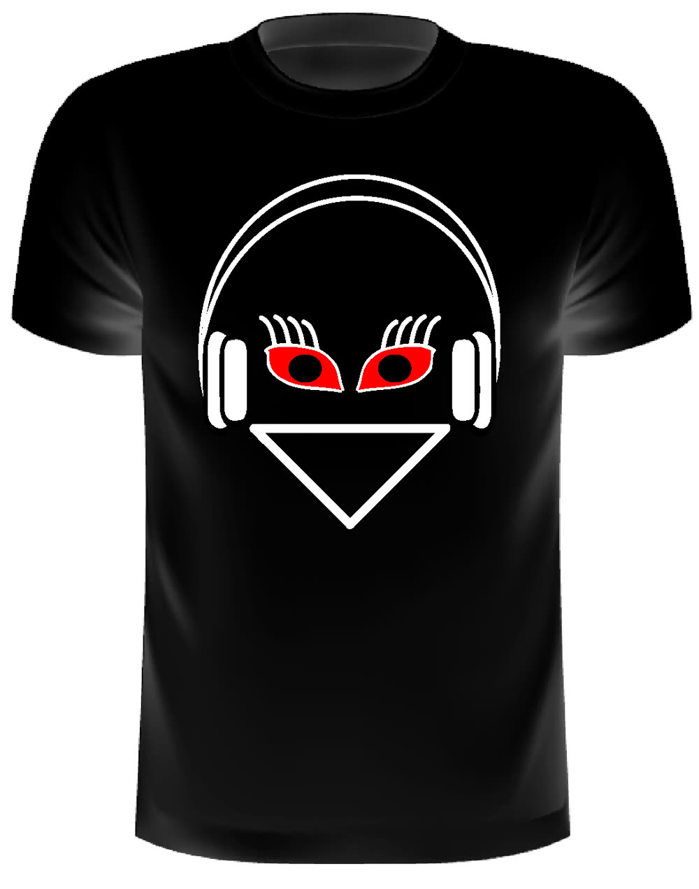 GrinEvil — DJ — t-shirt nera donna